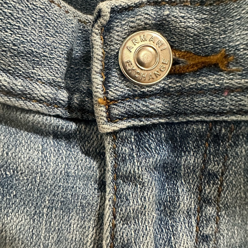 Armani Exchange Men's Jeans in Light Blue - Picture 7 of 8